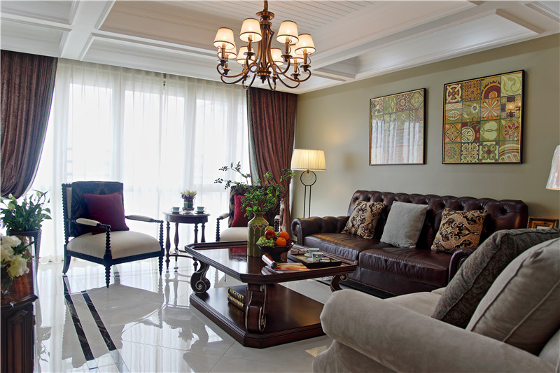 客厅图片来自JingYiPrize人居空间设计大赛在黄艳明-金水湾的分享