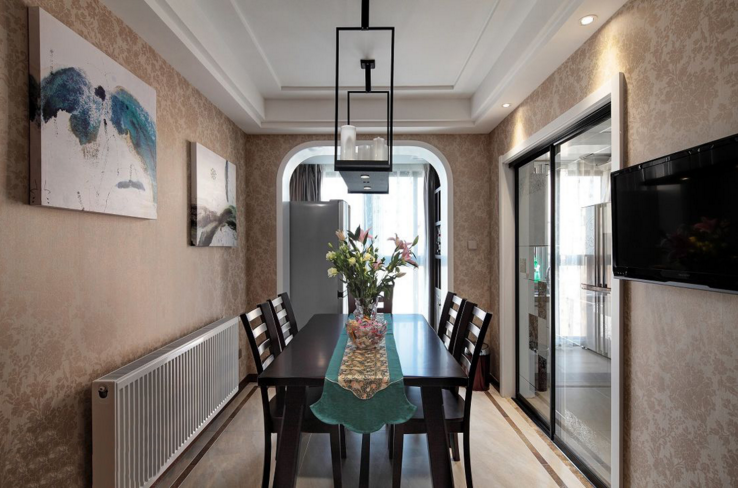 三居 餐厅图片来自西安紫苹果装饰工程有限公司在3室1厅110.0平米中式风格的分享