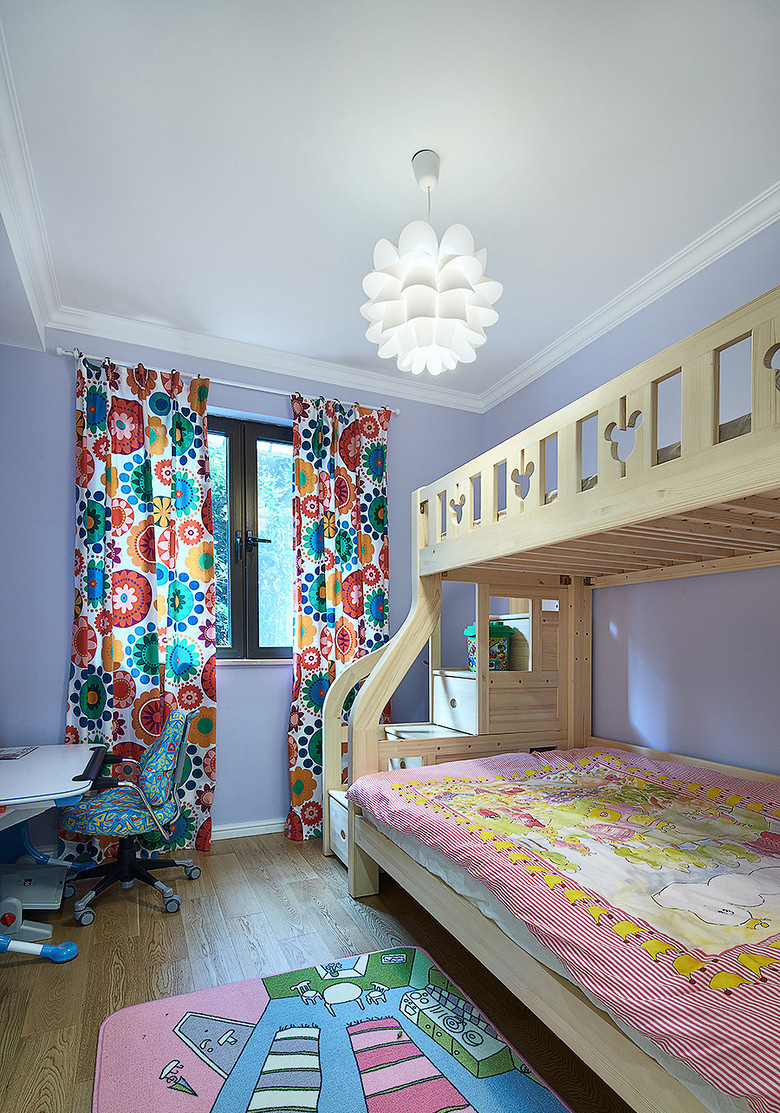 儿童房图片来自家装大管家在小空间大乾坤 74平北欧混搭空间的分享
