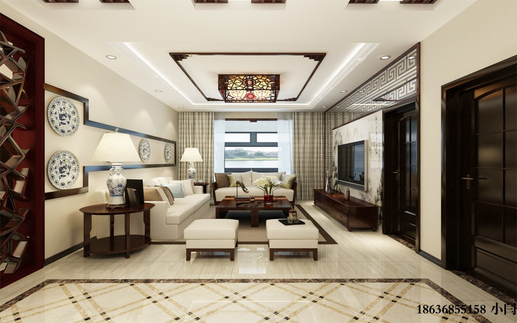 客厅图片来自装家美在龙景逸墅141平米-中式风格的分享