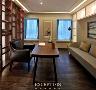 　　「设计解读·书房」
　　木桌的线条感和皮椅的质感，不动声色却有让人安心的力量。
