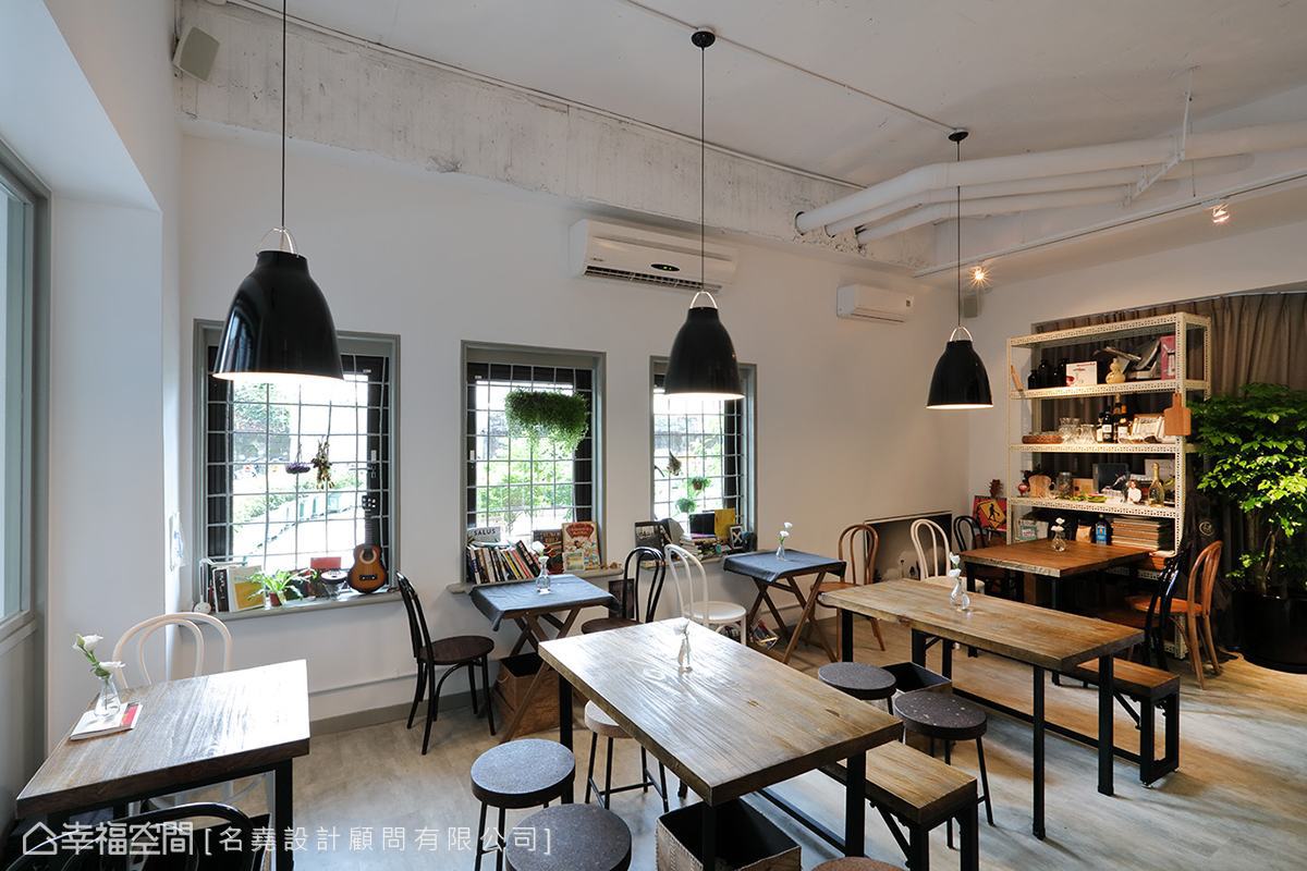 餐饮空间 工业 咖啡厅 小清新 餐厅图片来自幸福空间在小清新质感 轻工业咖啡厅的分享