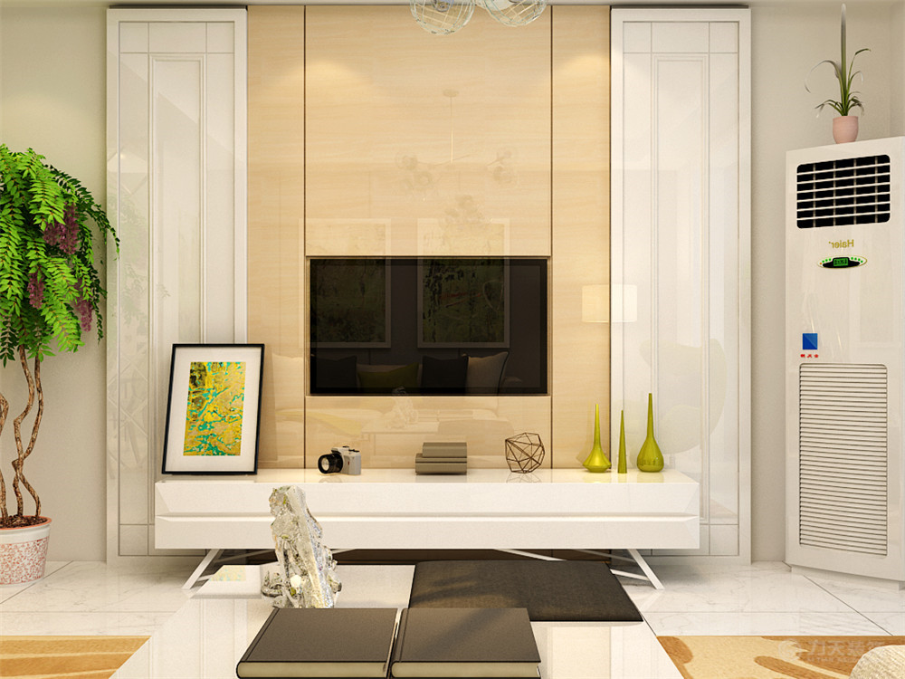 简约 现代 三居 白领 收纳 客厅图片来自阳光力天装饰在后现代-金地艺境-113㎡的分享