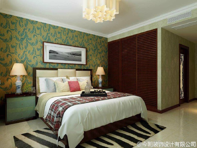 简约 欧式 三居 卧室图片来自今朝装饰张智慧在奥北公元简欧风格的分享