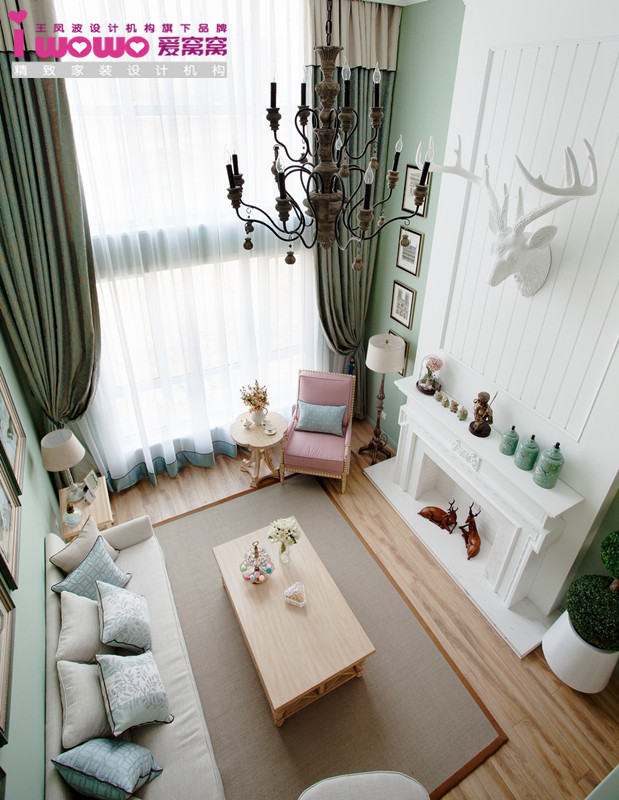 简约 马卡龙 客厅图片来自爱窝窝精致家装机构在浓情马卡龙的分享