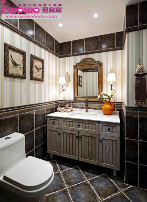 三居 法式设计 卫生间图片来自爱窝窝精致家装机构在浪漫法式风情的分享
