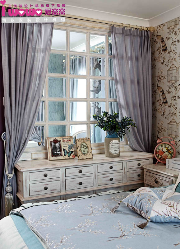三居 法式设计 卧室图片来自爱窝窝精致家装机构在浪漫法式风情的分享