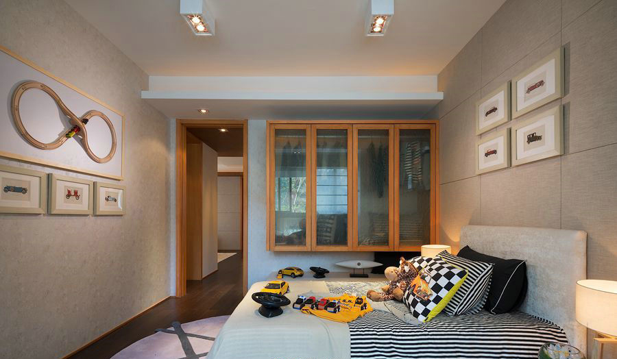 简约 中式 四居 卧室图片来自张勇高级室内设计师在紫禁壹号院中式设计案例效果展示的分享