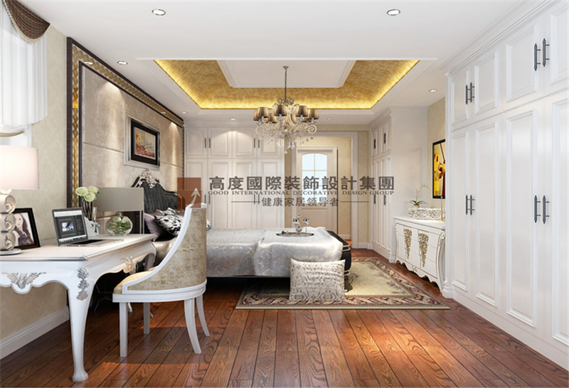 卧室图片来自周楠在龙湖春江郦城-168平方简欧风格的分享