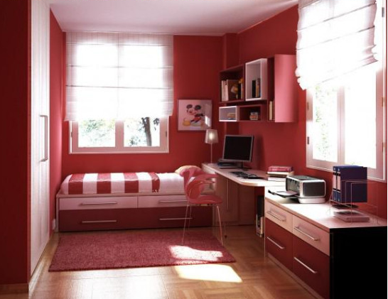 收纳 三居 现代 功能性住房 卧室图片来自武汉苹果装饰在苹果装饰-楚天都市沁园案例的分享