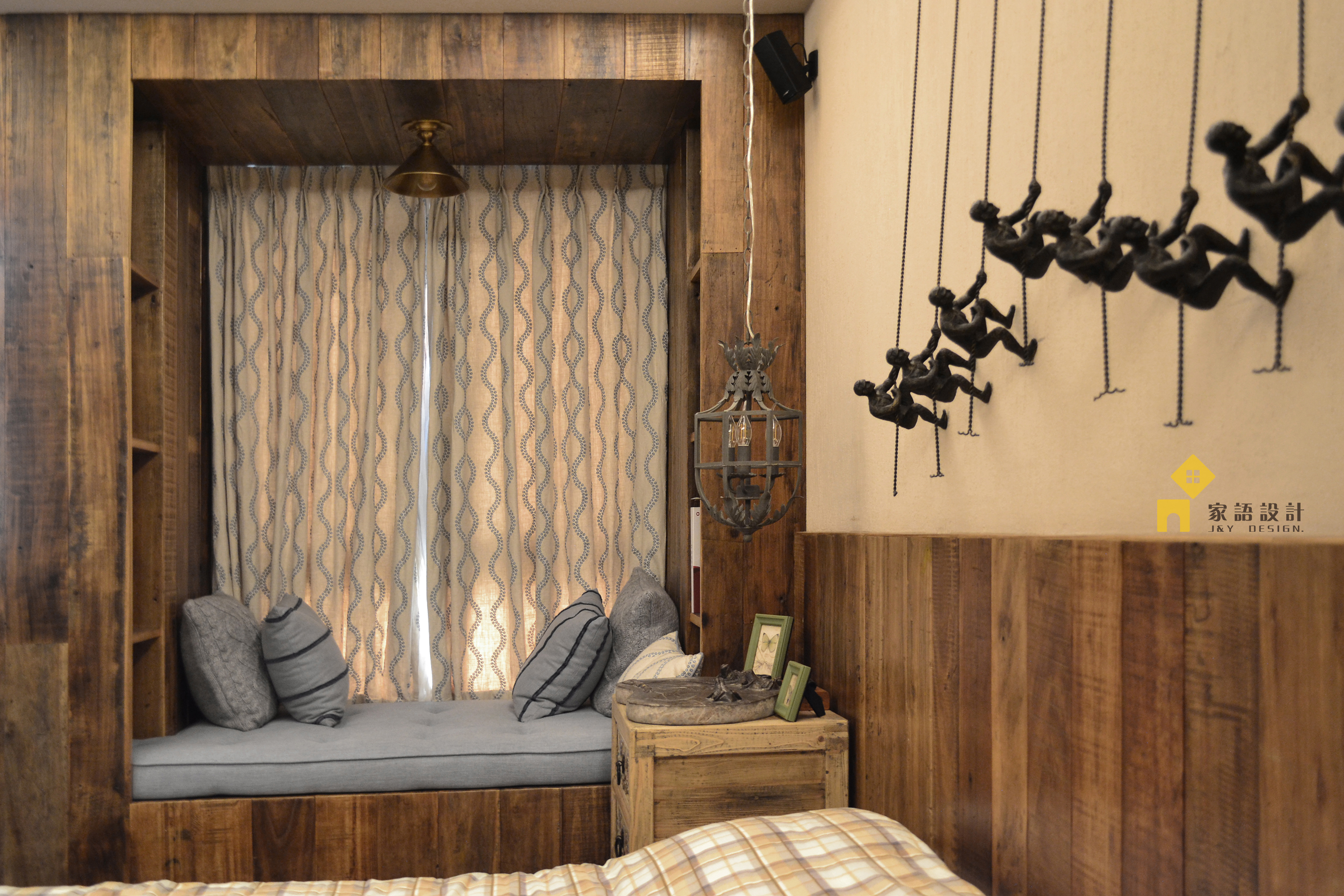 卧室图片来自家语设计张海妮工作室在质朴是生活最好的模样的分享