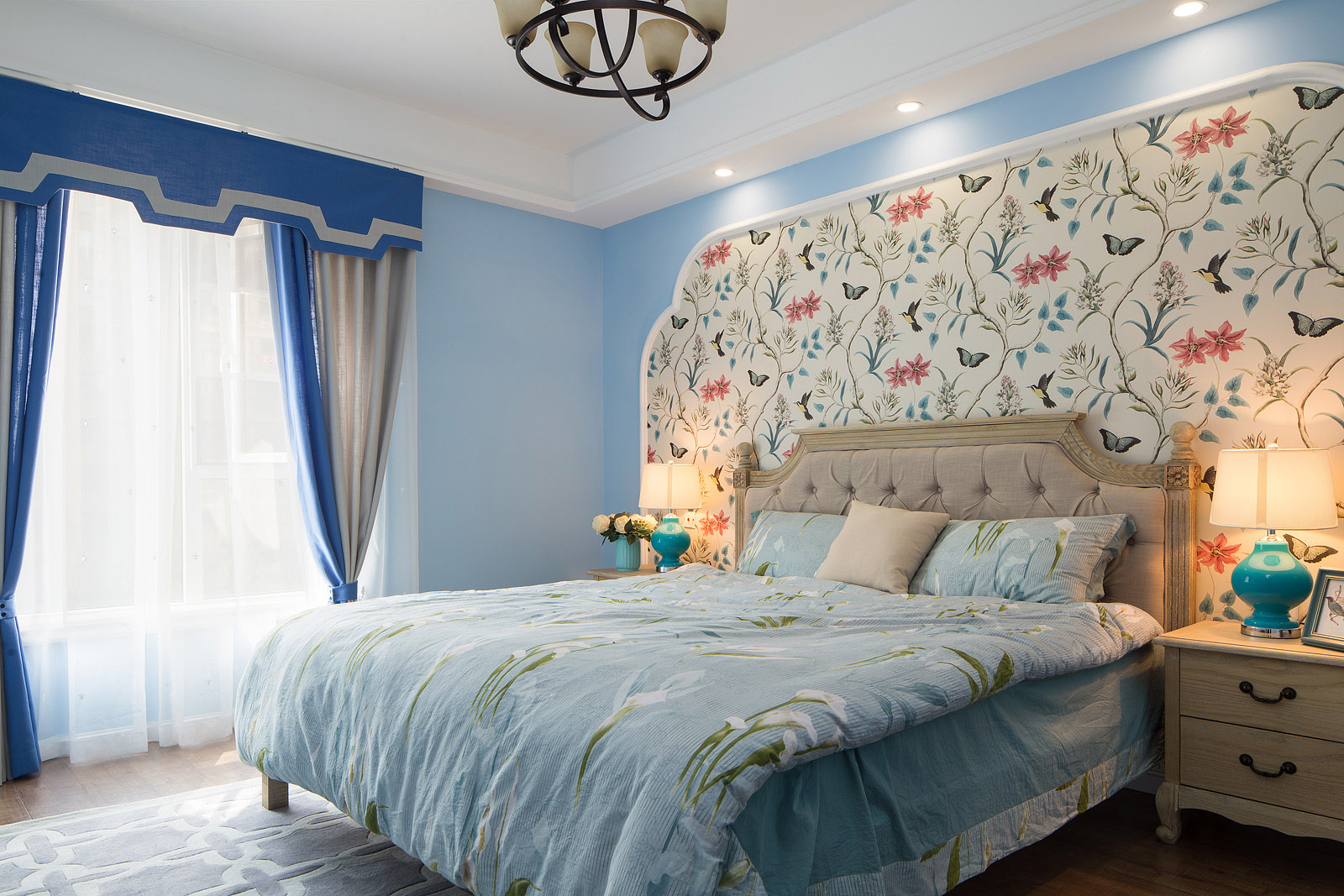 混搭 美式 卧室图片来自成都山丘设计在七厘米蔚蓝的分享