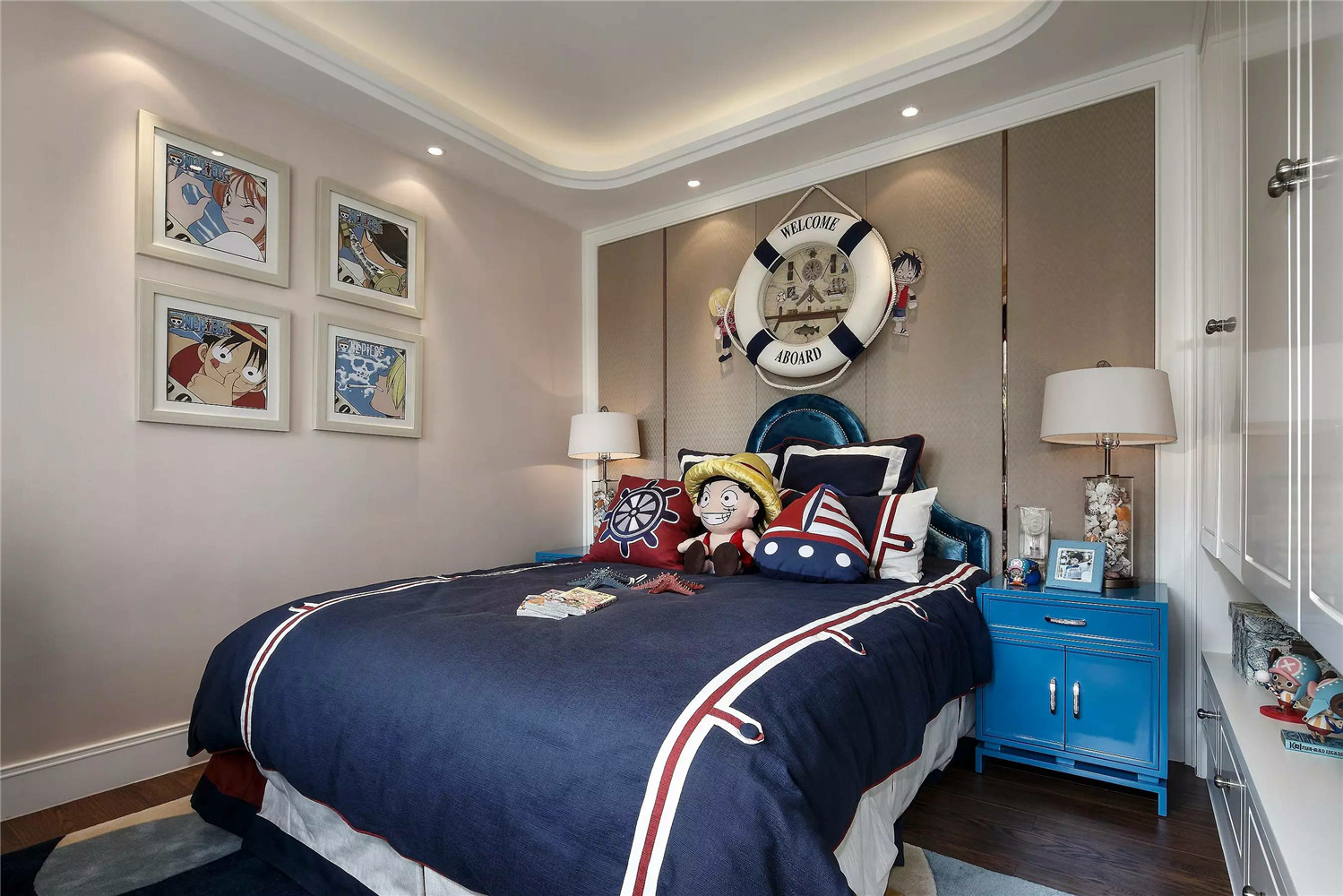 低奢 新古典 古典家居 卧室图片来自张勇高级室内设计师在金地中央世家新古典设计案例效果的分享