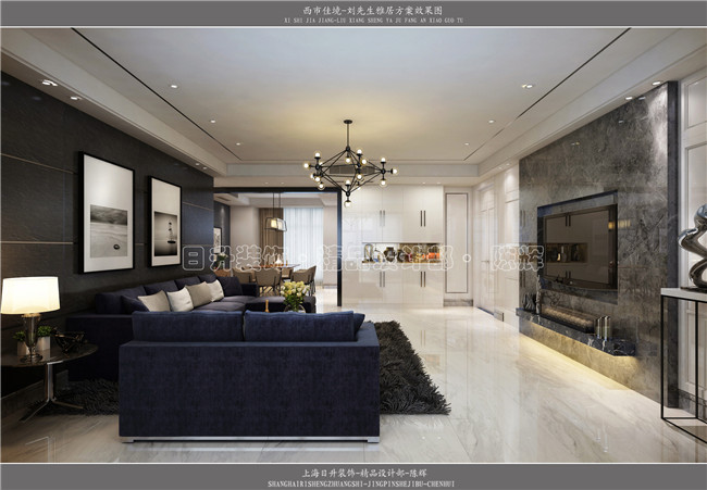 简约 三居 收纳 白领 小资 客厅图片来自日升嬛嬛在大平层简约风格设计装修的分享