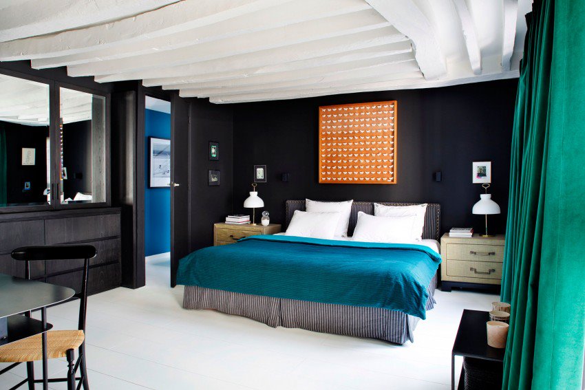 西山艺境 简约 现代 跃层 三居 卧室图片来自别墅设计师杨洋在个性化时尚巴黎设计风格的分享