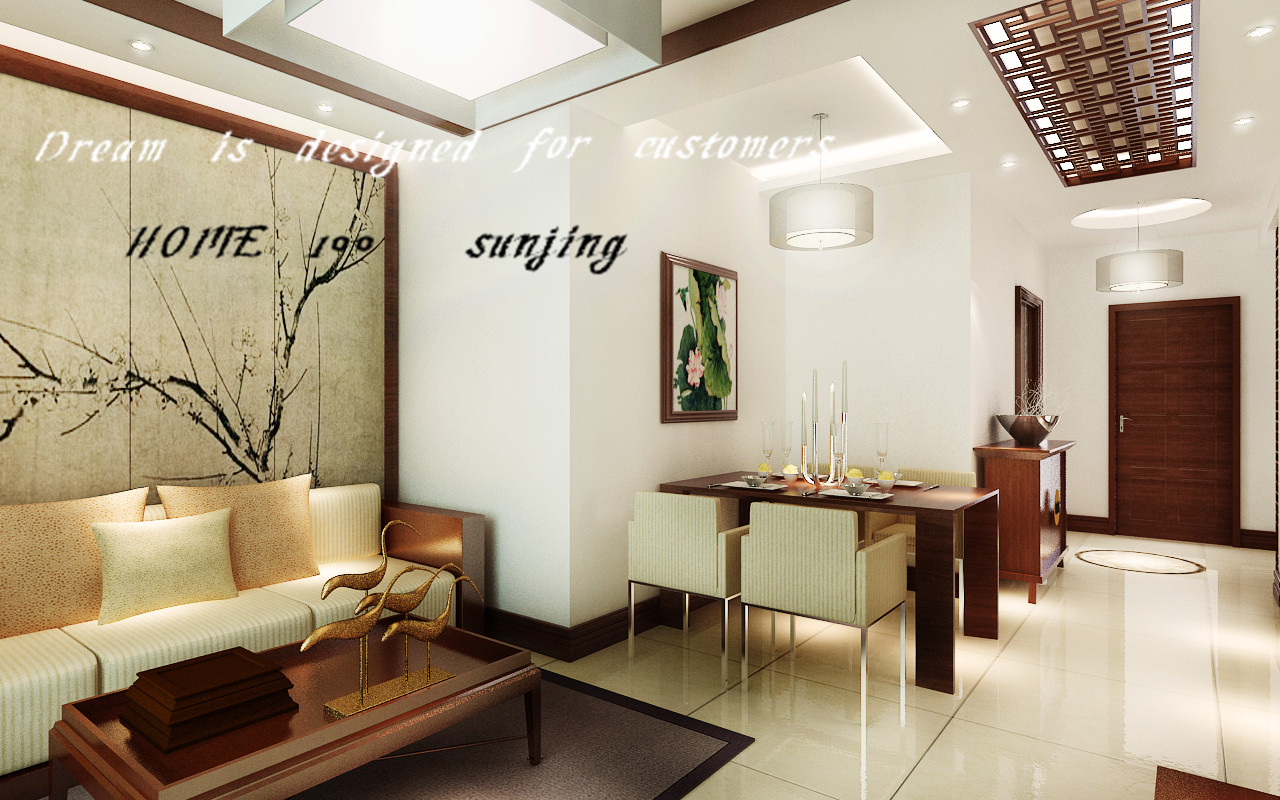 三居 中式风格 清河湾 客厅图片来自百家设计小刘在清河湾109平中式风格的分享