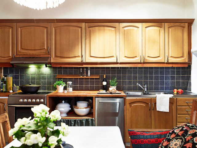 厨房图片来自日升装饰秋红在70复古工业风格的分享