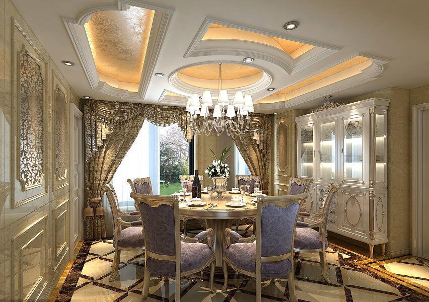 欧式 别墅 小资 餐厅图片来自天津白天鹅装饰工程有限公司在东丽湖万科城别墅267平欧式的分享