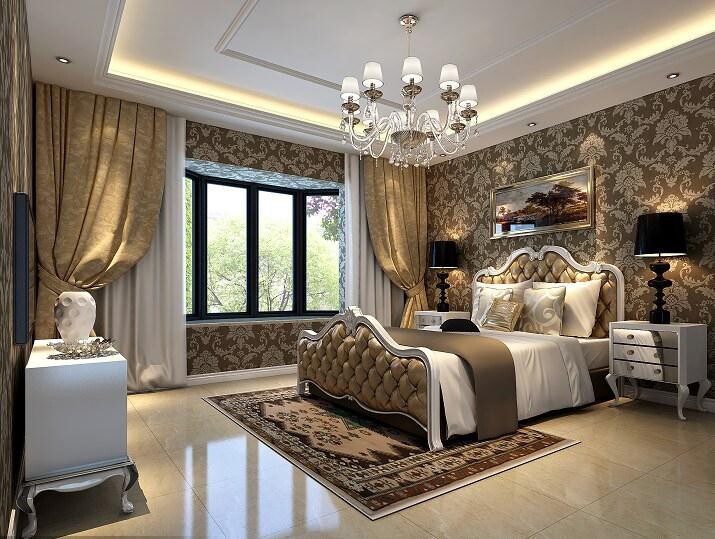 欧式 别墅 小资 卧室图片来自天津白天鹅装饰工程有限公司在东丽湖万科城别墅267平欧式的分享