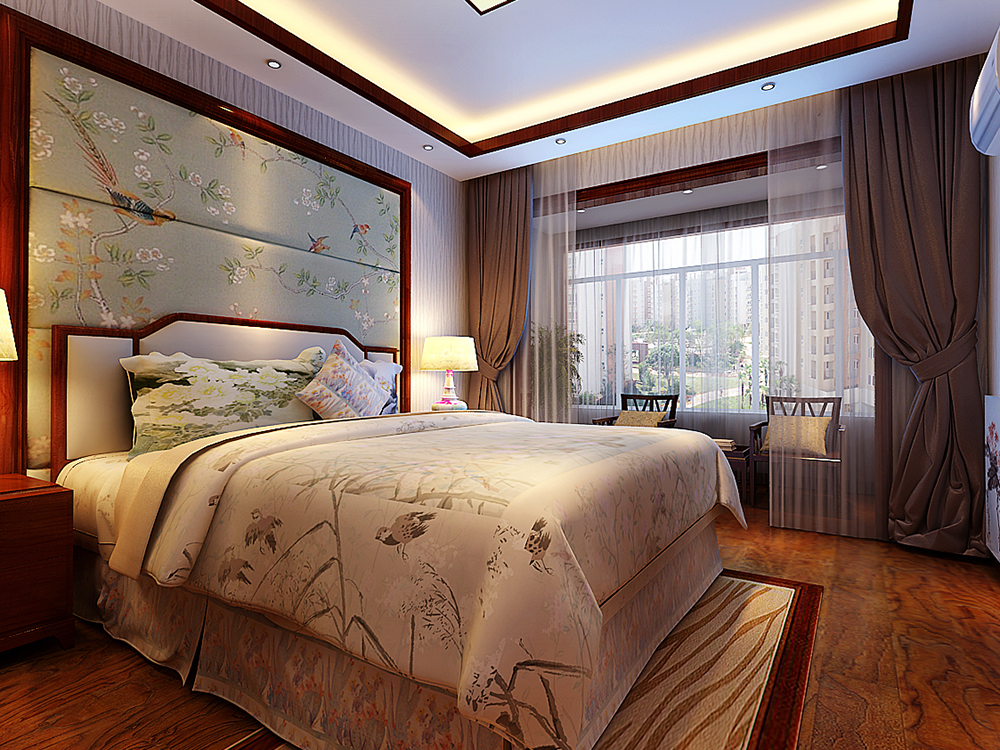 中式 三居 卧室图片来自tjsczs88在君子如玉，端庄儒雅的分享