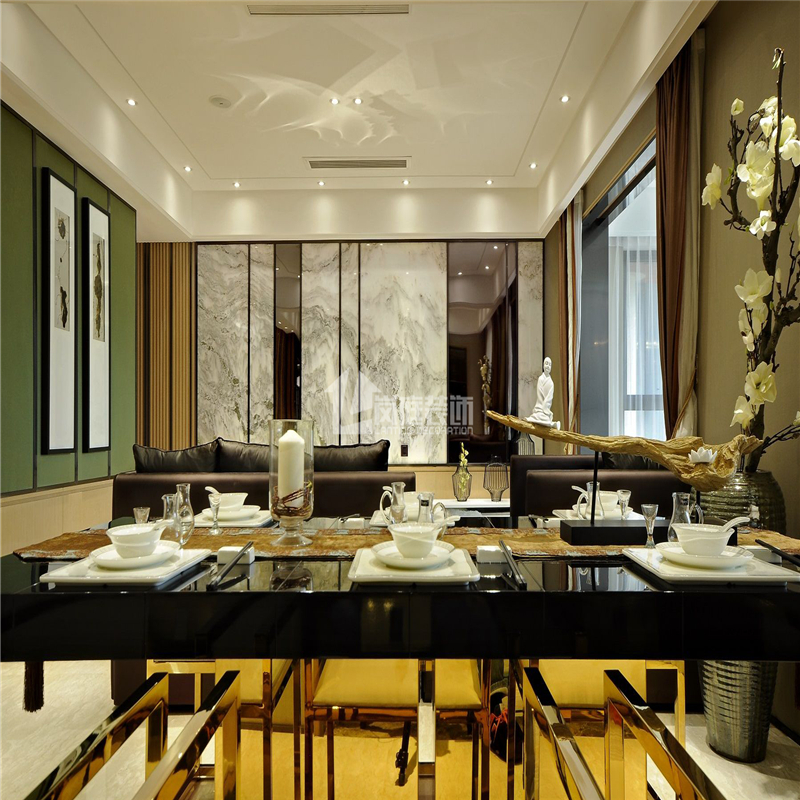 简约 三居 白领 舒适 居家 餐厅图片来自岚庭家居在绿地香树华城 110m² 简约的分享