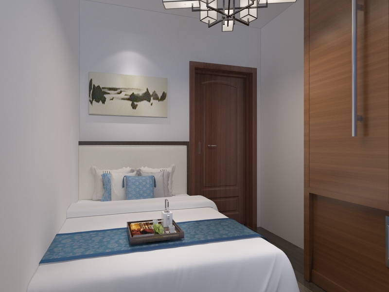 二居 卧室图片来自石家庄阳光力天装饰在百岛绿城-89㎡-新中式的分享