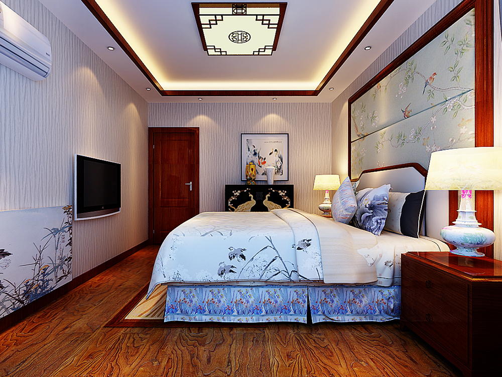 中式 三居 卧室图片来自tjsczs88在君子如玉，端庄儒雅的分享