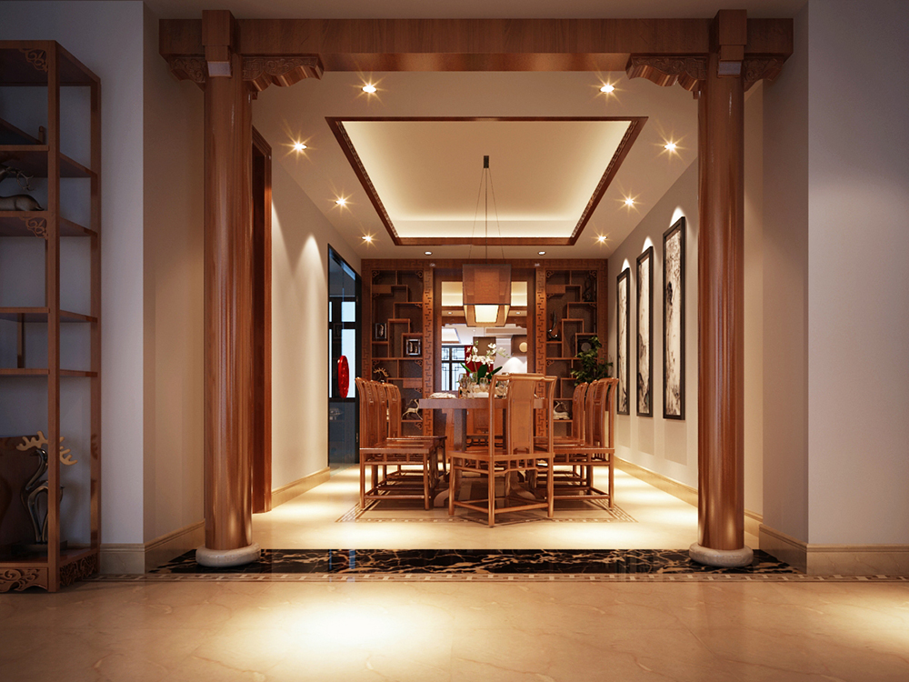 三居 中式 天津 餐厅图片来自tjsczs88在古韵悠长，古典中式的分享