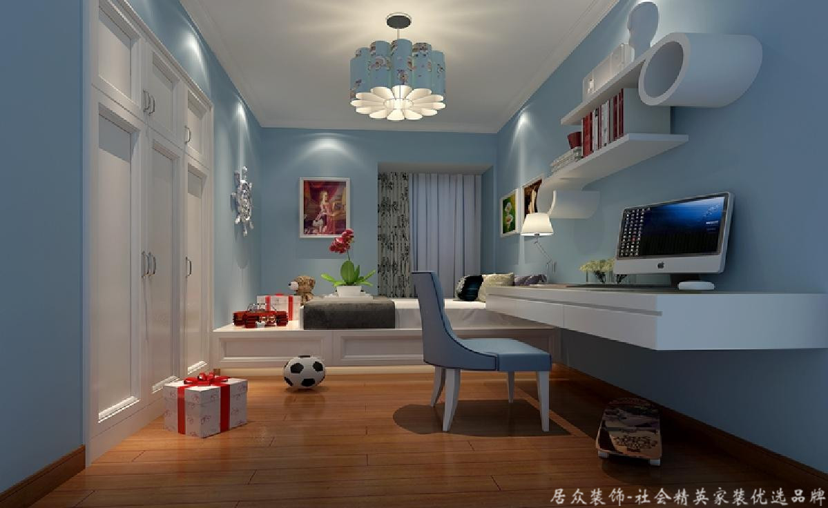 简约 80后 小资 卧室图片来自重庆居众装饰在现低调的奢华、追求大家风范的分享