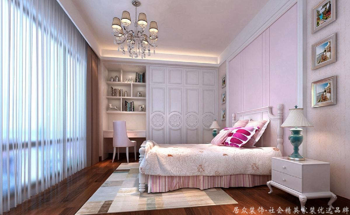 白领 小资 复式 卧室图片来自重庆居众装饰在自在、华贵北欧风格的分享