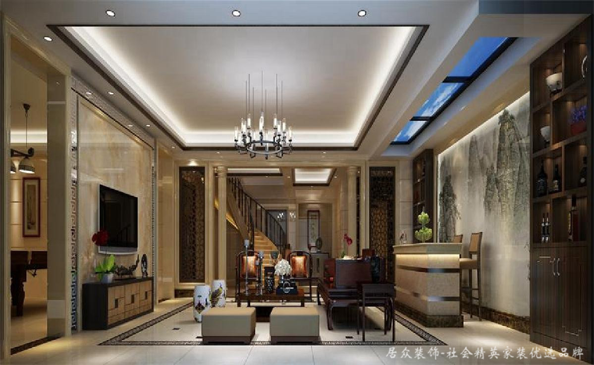 中式 复式 优雅 客厅图片来自居众装饰长沙分公司在“中”规“中”矩的分享