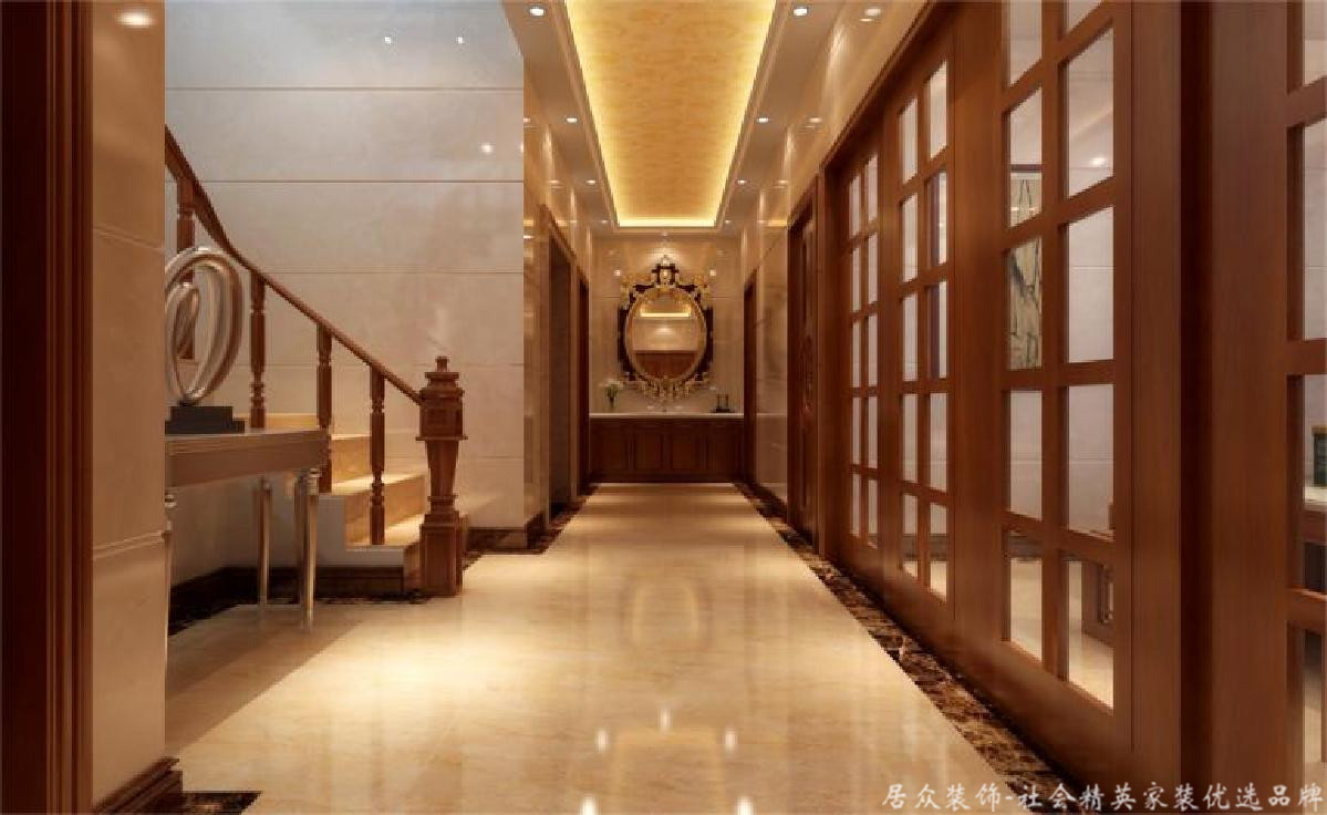 简约 欧式 别墅 玄关图片来自重庆居众装饰在逸翠庄园-欧式风格-330㎡的分享