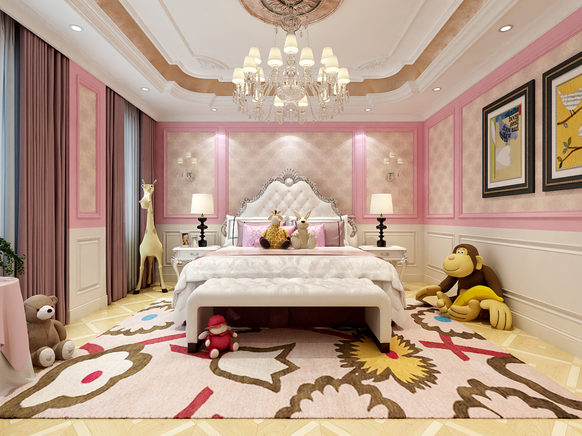 新古典风格 别墅 卧室图片来自北京龙发装饰集团沈阳分公司在金粉世家的分享