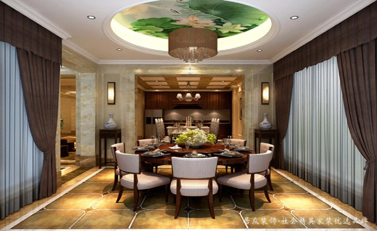 别墅 欧式 混搭 餐厅图片来自居众装饰长沙分公司在和谐而舒适的欧式风格的分享