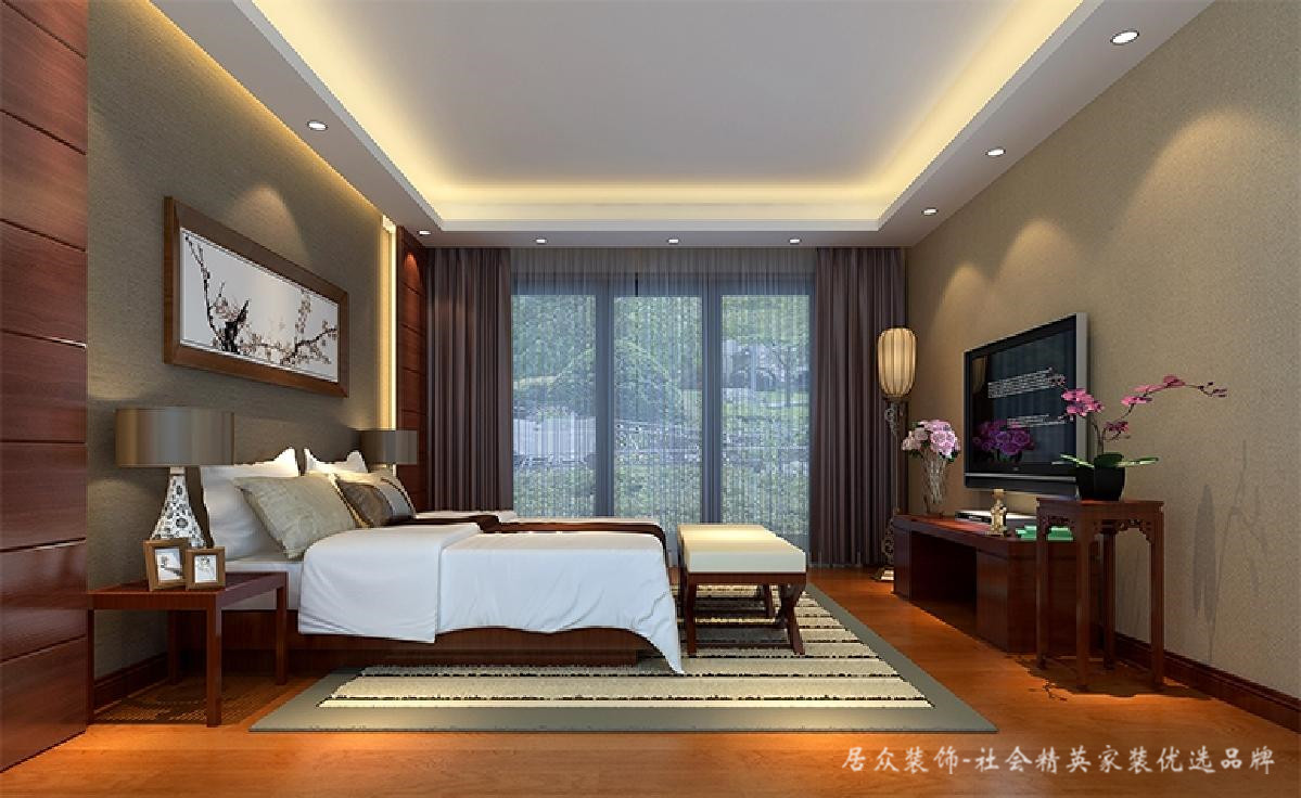 卧室图片来自深圳居众装饰集团在中海康城-中式风格-360平米的分享
