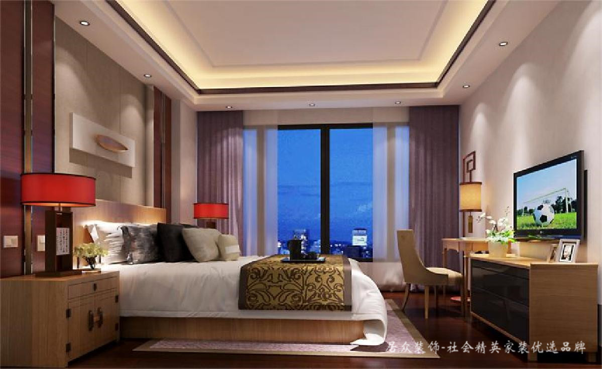 欧式 卧室图片来自深圳居众装饰集团在万科朗润园-欧式风格-180平米的分享