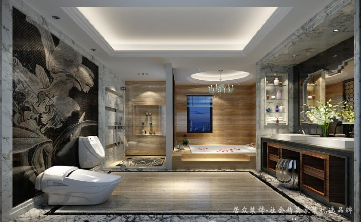 别墅 卫生间图片来自深圳居众装饰集团在龙泉豪苑-中式风格-384平米的分享