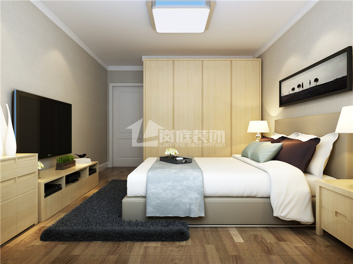 欧式 三居 卧室图片来自岚庭家居在当代国际城三居室120㎡的分享