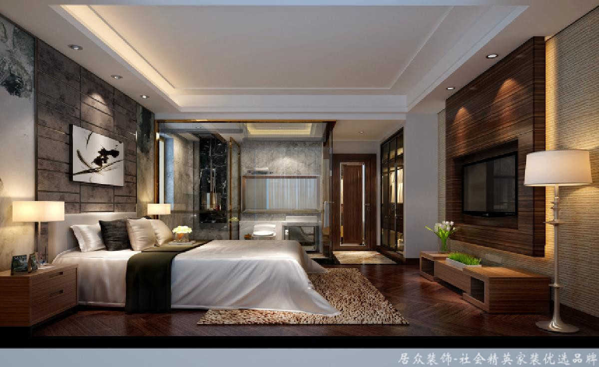 欧式 别墅 BOSS 卧室图片来自重庆居众装饰在金科太阳海岸-欧式风格-626㎡的分享