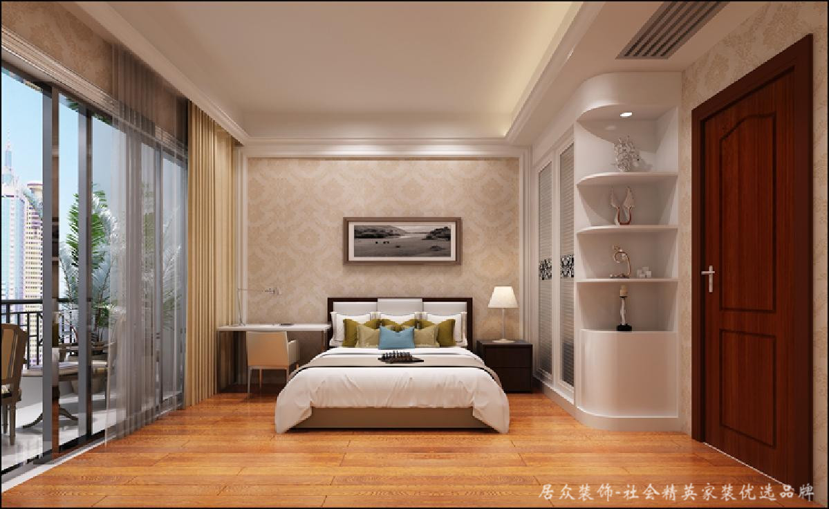 现代 精致 优美 卧室图片来自居众装饰长沙分公司在现代“眼净”的分享