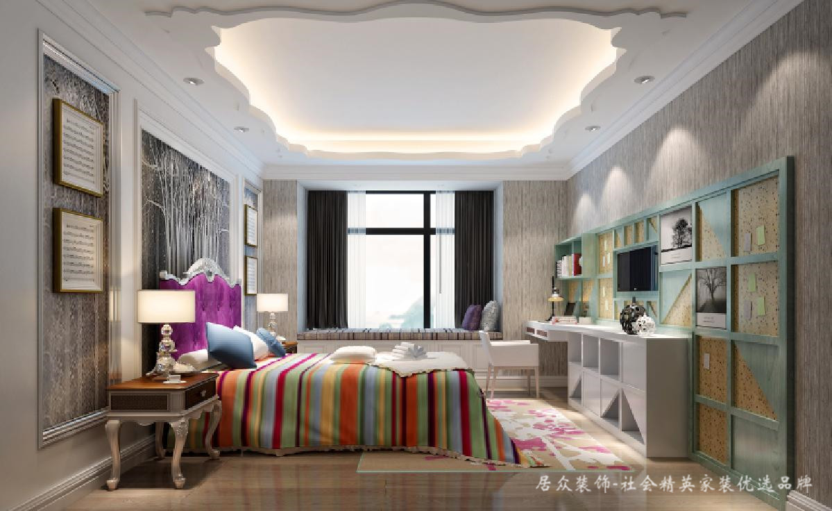 别墅 卧室图片来自深圳居众装饰集团在龙泉豪苑-中式风格-384平米的分享