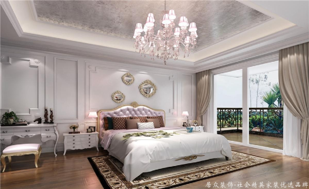 欧式 别墅 旧房改造 卧室图片来自gqx9211300在风情万种-朦胧美-欧式别墅的分享