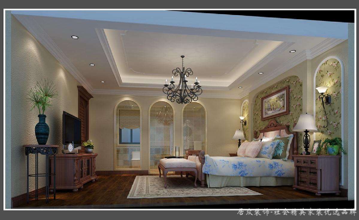 西班牙风格 别墅 休闲 卧室图片来自居众装饰长沙分公司在“西班牙”主题曲的分享