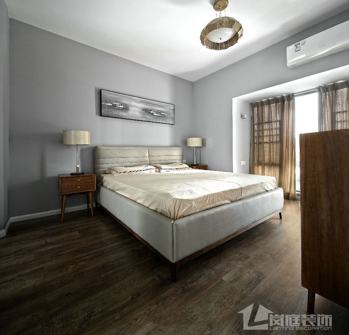 卧室图片来自岚庭家居在当代国际城120平的分享