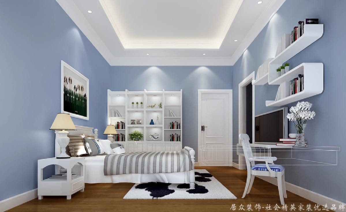 中式 居众 卧室图片来自重庆居众装饰在橡树澜湾-中式风格-360㎡的分享