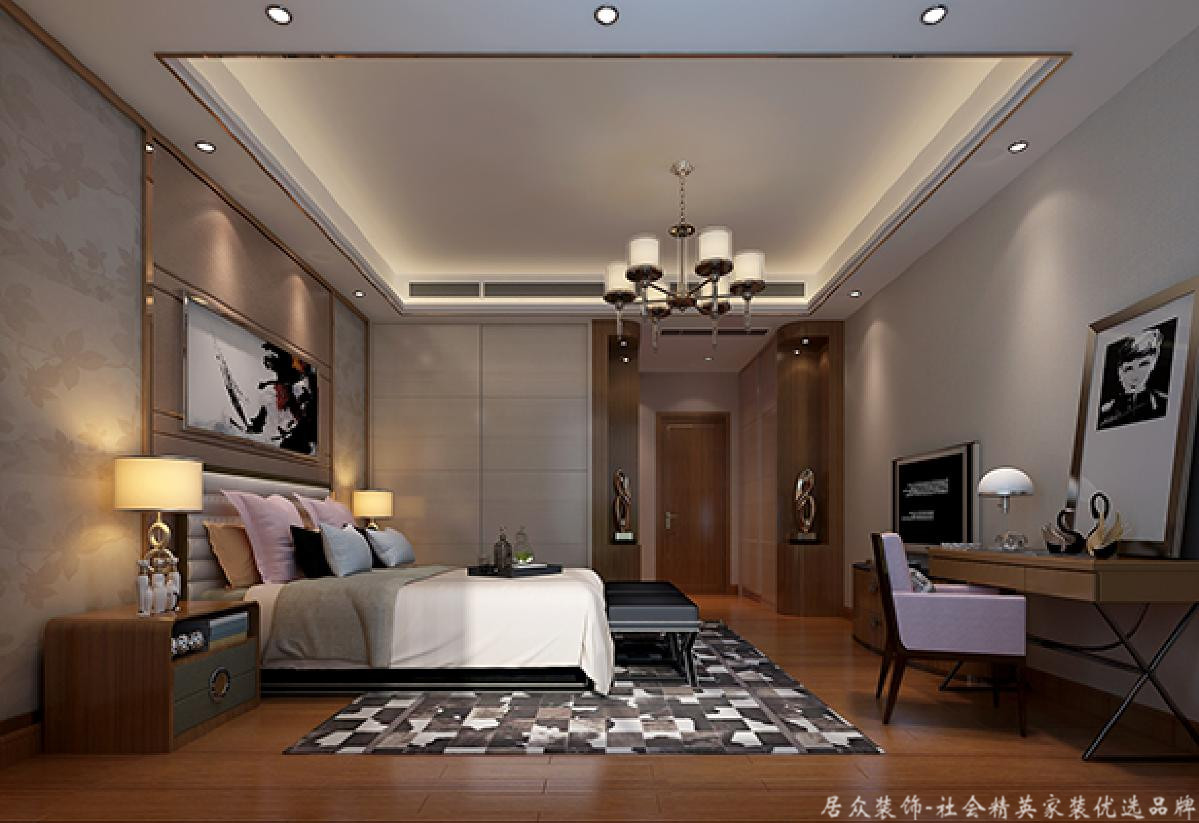 现代 居众 卧室图片来自重庆居众装饰在天玺湾-现代风格-245㎡的分享