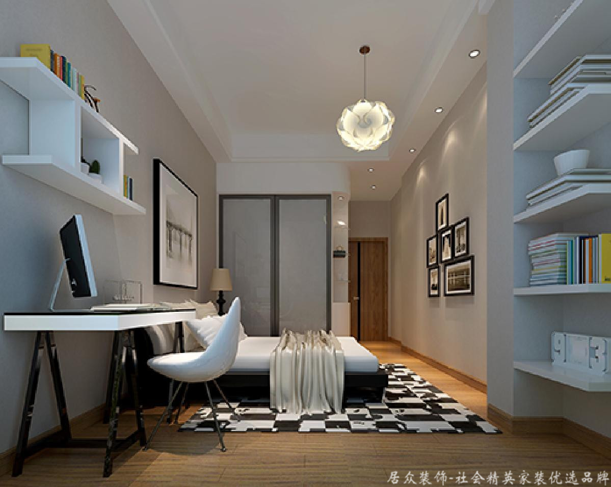 现代 居众 卧室图片来自重庆居众装饰在天玺湾-现代风格-245㎡的分享