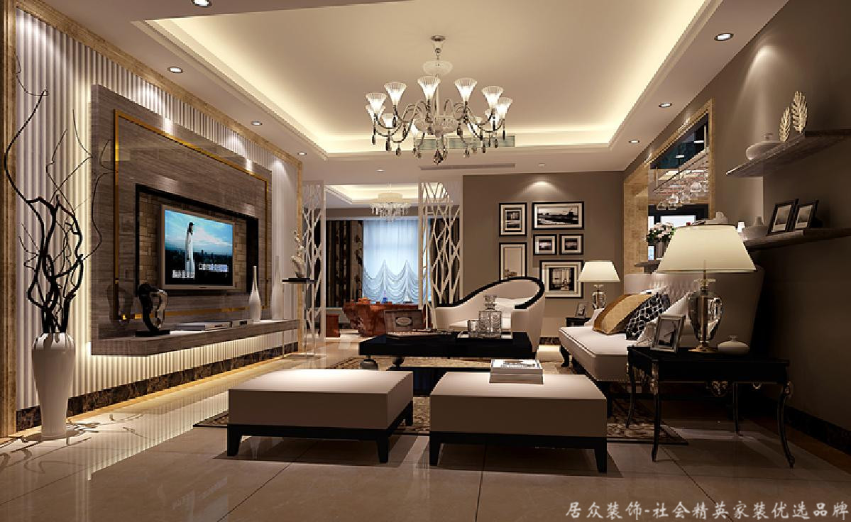 现代 居众 客厅图片来自重庆居众装饰在东源香山-现代风格-160㎡的分享