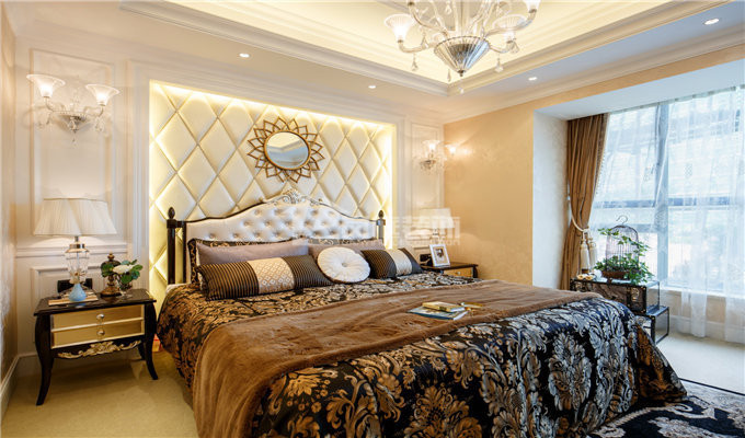 欧式 三居 卧室图片来自岚庭家居在福星惠誉东湖城三居室129㎡的分享
