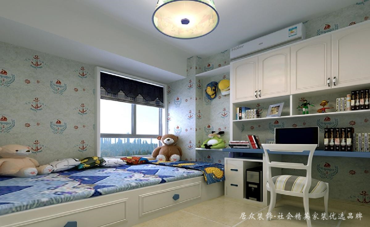 田园 卧室图片来自深圳居众装饰集团在海航城-田园风格-138平米的分享